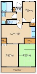 セント東大和の物件間取画像